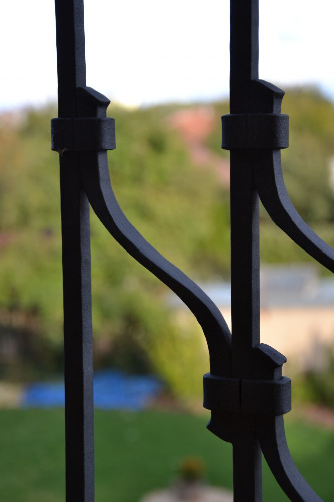 kované zábradlí - RD Třebíč - detail