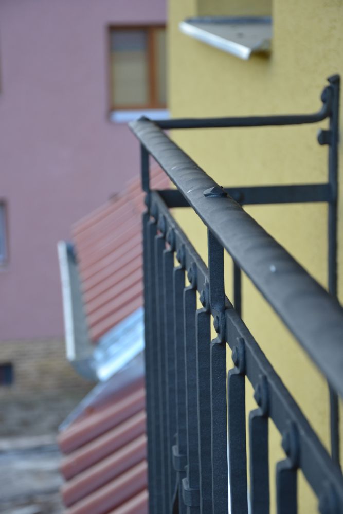kované zábradlí - RD Třebíč - detail